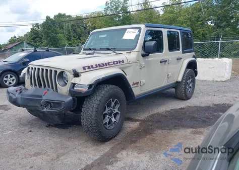 2022 Jeep Wrangler Unlimited Rubicon 4X4 из США, поврежденный, VIN 1C4HJXFN0NW230234